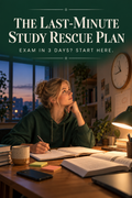 The Last-Minute Study Rescue Plan